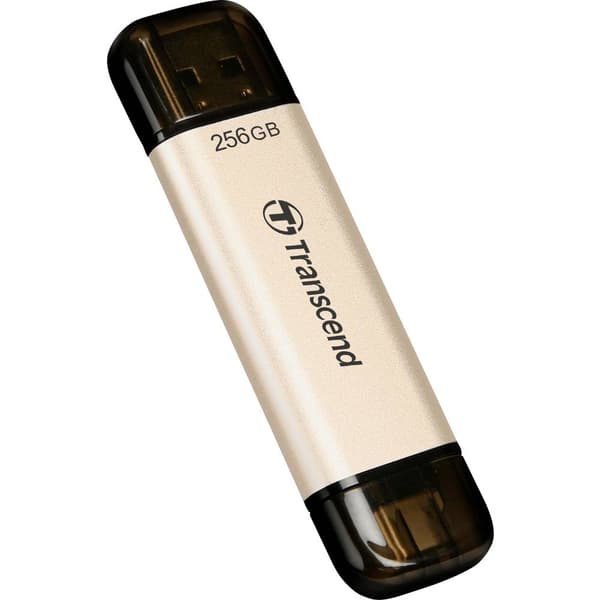 Transcend JetFlash 930C USB-minne 256 GB Guld TS256GJF930C USB 3.2 Gen 1, USB-C®