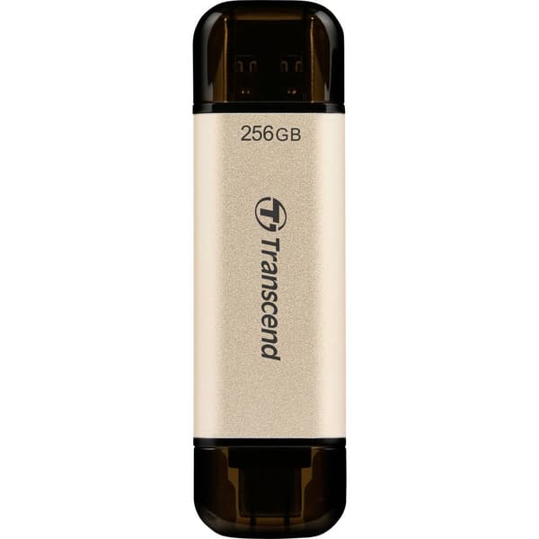Transcend JetFlash 930C USB-minne 256 GB Guld TS256GJF930C USB 3.2 Gen 1, USB-C®