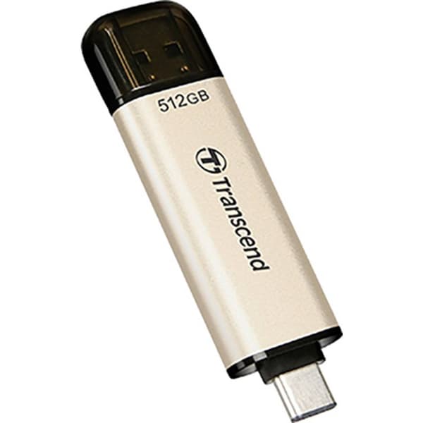 Transcend JetFlash 930C USB-minne 512 GB Guld TS512GJF930C USB 3.2 Gen 1, USB-C®