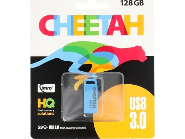 Imro Pendrive Metal Pendrive IMRO CHEETAH 128GB USB 3.0-stasjon