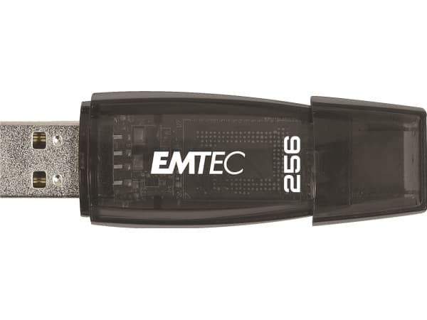 EMTEC Color Mix C410 - USB flash-enhet - 256 GB - USB 3.0 - svart
