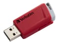 Miniatyrbild 3 av 5: Verbatim Store 'n' Click - USB flash-enhet - 16 GB - USB 3.2 Gen 1 - blå, gul, röd (paket om 3)