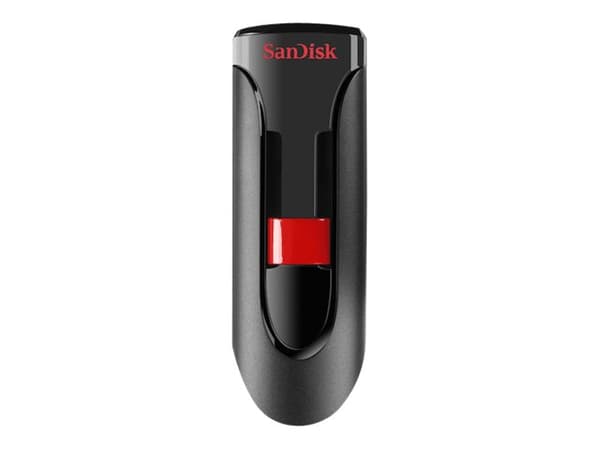 SanDisk Cruzer Glide - USB-flashstasjon - kryptert - 32 GB - USB 2.0 (en pakke 3)