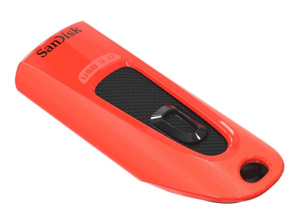 SanDisk Ultra - USB-flashstasjon - 64 GB - USB 3.0 - blå, rød (en pakke 2) Blå, Rød