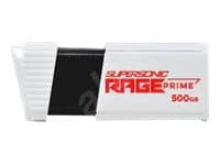 Patriot Supersonic RAGE Prime - USB flash-enhet - 500 GB - USB 3.2 Gen 2 Vit