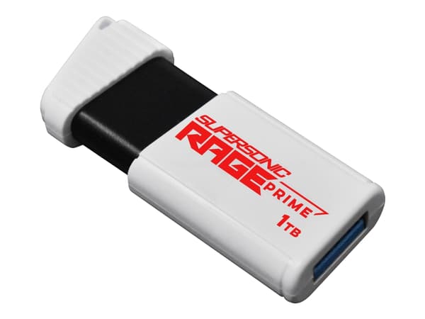 Patriot Supersonic RAGE Prime - USB-flashstasjon - 1 TB - USB 3.2 Gen 2 Hvit