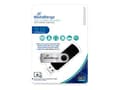 Miniatyrbilde 1 av 4: MediaRange MR931-2 - USB-flashstasjon - 16 GB - USB 2.0 / micro USB - svart, sølv