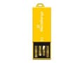 Miniatyrbild 1 av 5: MediaRange Nano - USB flash-enhet - 16 GB - USB 2.0 - gul