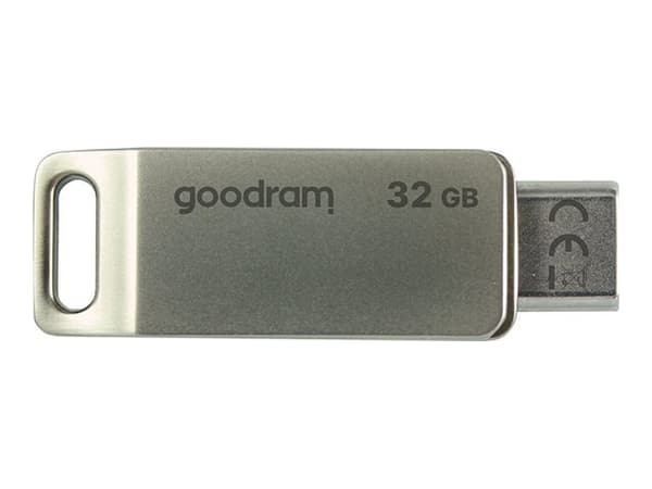 GOODRAM ODA3 - USB-minnepinne - 32 GB - USB 3.2 Gen 1 / USB-C Sølv