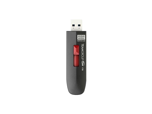 Team C212 - USB-flashstasjon - 512 GB - USB-C 3.2 Gen 2 - svart