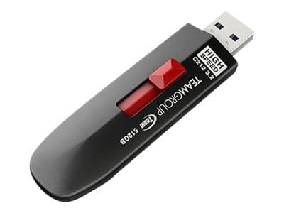Team C212 - USB-flashstasjon - 512 GB - USB-C 3.2 Gen 2 - svart Sort