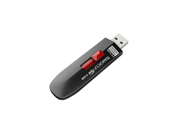 Team C212 - USB flash-enhet - 256 GB - USB-C 3.2 Gen 2 - svart