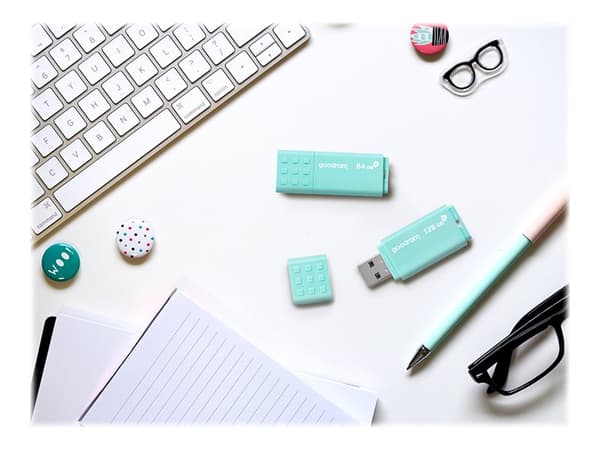 GOODRAM UME3 CARE - USB-flashstasjon - 128 GB - USB 3.0