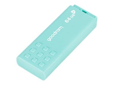 GOODRAM UME3 CARE - USB-flashstasjon - 64 GB - USB 3.0 Turkis