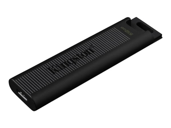Kingston DataTraveler Max - USB-flashstasjon - 512 GB - USB-C 3.2 Gen 2 Sort