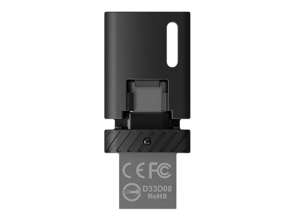 Team M211 - USB flash-enhet - 64 GB - USB 3.2 Gen 1 / USB-C - svart