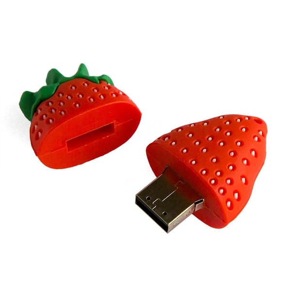 USB-minne 64 GB - Jordgubbe