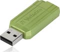 Miniatyrbild 5 av 5: Verbatim PinStripe, 128 GB, USB Type-A, 2.0, 12 MB/s, Keps, Grön