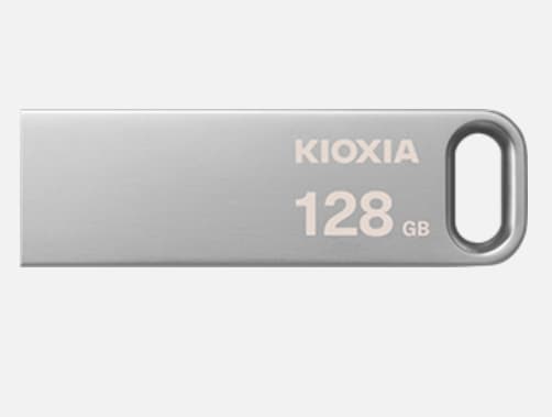 KIOXIA TransMemory U366 - USB-flashstasjon - 128 GB Grå