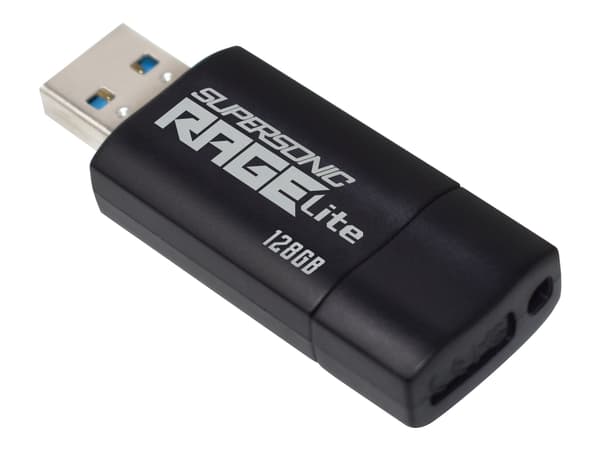 Patriot Supersonic Rage Lite - USB-flashstasjon - 128 GB - USB 3.2 Gen 1