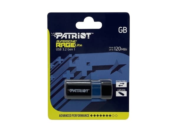 Patriot Supersonic Rage Lite - USB-flashstasjon - 32 GB - USB 3.2 Gen 1