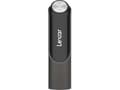 Miniatyrbild 5 av 5: Lexar JumpDrive P30, 128 GB, USB Typ-A, 3.2 Gen 1 (3.1 Gen 1), 450 MB/s, Glide, Sort, Grå