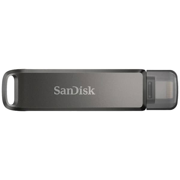 SanDisk iXpand® Luxe USB-minne 128 GB Svart SDIX70N-128G-GN6NE Apple Lightning, USB-C® (USB 3.1 Gen 1)