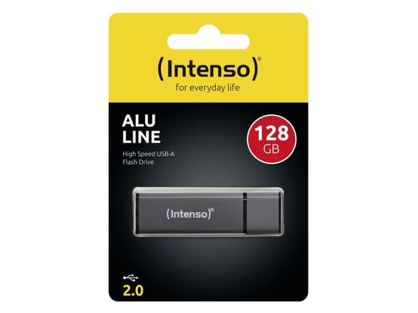 Intenso Alu Line - USB-flashstasjon - 128 GB