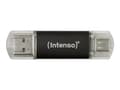 Miniatyrbild 5 av 5: Intenso Twist Line - USB flash-enhet - 64 GB - USB 3.2 Gen 1 / USB-C - antracit