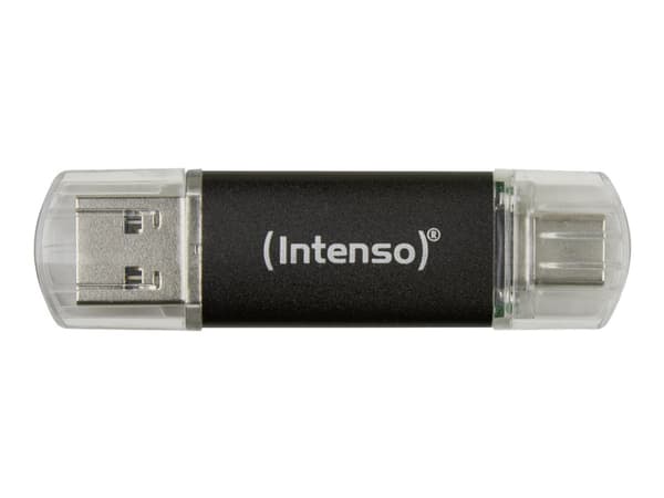 Intenso Twist Line - USB flash-enhet - 64 GB - USB 3.2 Gen 1 / USB-C - antracit