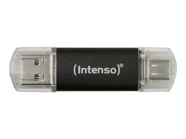 Intenso Twist Line - USB-flashstasjon - 128 GB - USB 3.2 Gen 1 / USB-C - antrasitt