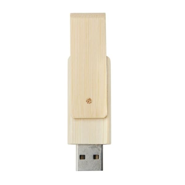 Bullet Rotate 8GB Bamboo USB Flash Drive