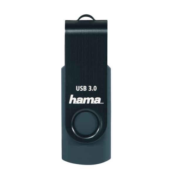 Hama Rotate, 64 GB, USB Type-A, 70 MB/s, Sväng, Blå