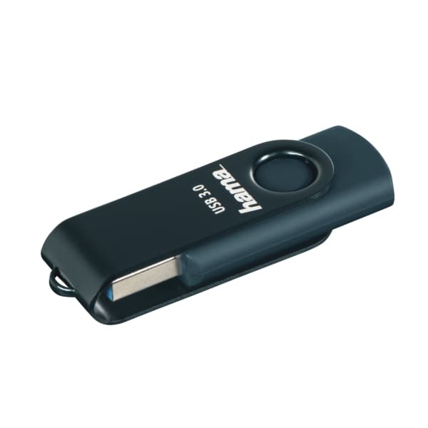 Hama Rotate, 64 GB, USB Type-A, 70 MB/s, Sväng, Blå