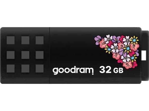 GOODRAM UME2 - USB flash-enhet - 32 GB - USB 2.0 - svart, rosa