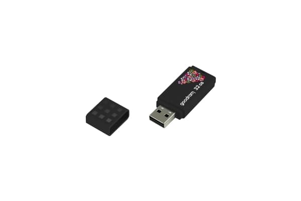 GOODRAM UME2 - USB flash-enhet - 32 GB - USB 2.0 - svart, rosa