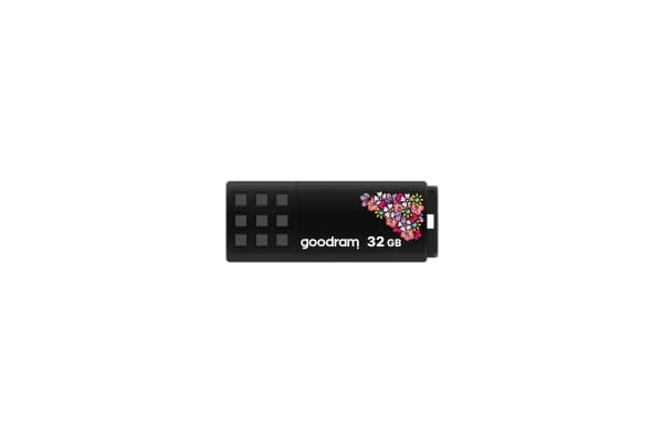 GOODRAM UME2 - USB flash-enhet - 32 GB - USB 2.0 - svart, rosa Svart