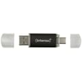 Miniatyrbild 3 av 4: Intenso Twist Line USB-minne 64 GB Antracit 3539490 USB-A, USB-C®, USB 3.1