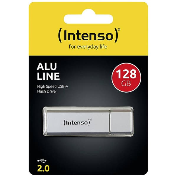 Intenso Alu Line USB-minne 128 GB Silver 3521496 USB 2.0