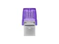 Miniatyrbild 3 av 5: Kingston DataTraveler microDuo 3C - USB flash-enhet - 128 GB - USB 3.2 Gen 1 / USB-C