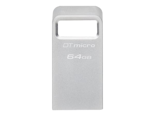 Kingston DataTraveler Micro - USB flash-enhet - 64 GB - USB 3.2 Gen 1