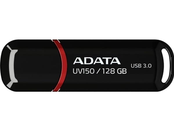 ADATA DashDrive UV150 - USB flashdrive - 128 GB - USB 3.0 - sortering