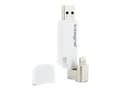 Pikkukuva 1 / 3: Integral ISHUTTLE, 32 GB, USB Type-A / Lightning, 3.2 Gen 1 (3.1 Gen 1), 60 MB/s, Taittuva, Hopea, Valkoinen