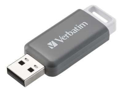 Verbatim DataBar - USB flash-enhet - 128 GB - USB 2.0 - grå