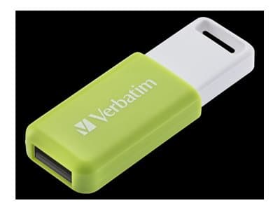Verbatim V DataBar, 32 GB, USB A-tyyppi, 2.0, Liuku, 9,1 g, Vihreä