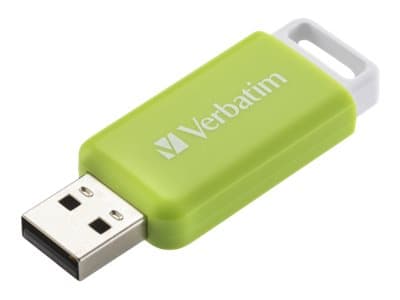 Verbatim V DataBar, 32 GB, USB A-tyyppi, 2.0, Liuku, 9,1 g, Vihreä