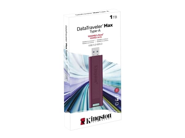 Kingston DataTraveler Max - USB-flashstasjon - 1 TB - USB 3.2 Gen 2
