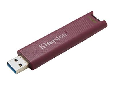 Kingston DataTraveler Max - USB-flashstasjon - 256 GB - USB 3.2 Gen 2 Rød