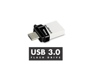 Integral Micro Fusion - USB-flashstasjon - 16 GB - USB 3.0 / micro USB