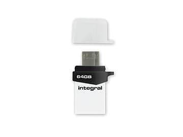 Integral Micro Fusion - USB-flashstasjon - 16 GB - USB 3.0 / micro USB